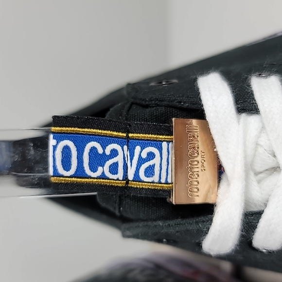 Roberto Cavalli Sport Canvas Men's Sneakers. Brand New. - Picture 5 of 13